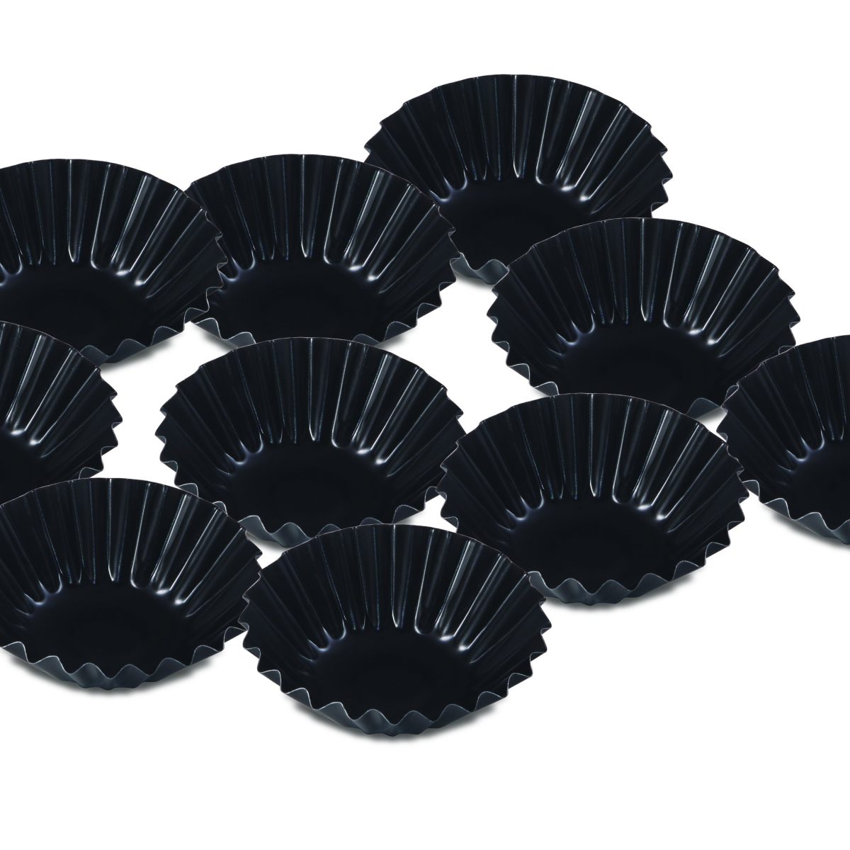 Foremka Ø 70 mm (1 kpl = 10 szt) „non-stick” czarna blister