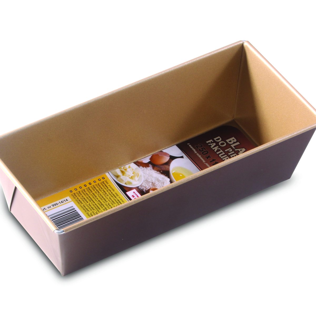 Blacha fakturowana do pieczenia z warstwą ochronną non-stick „czekoladowa”