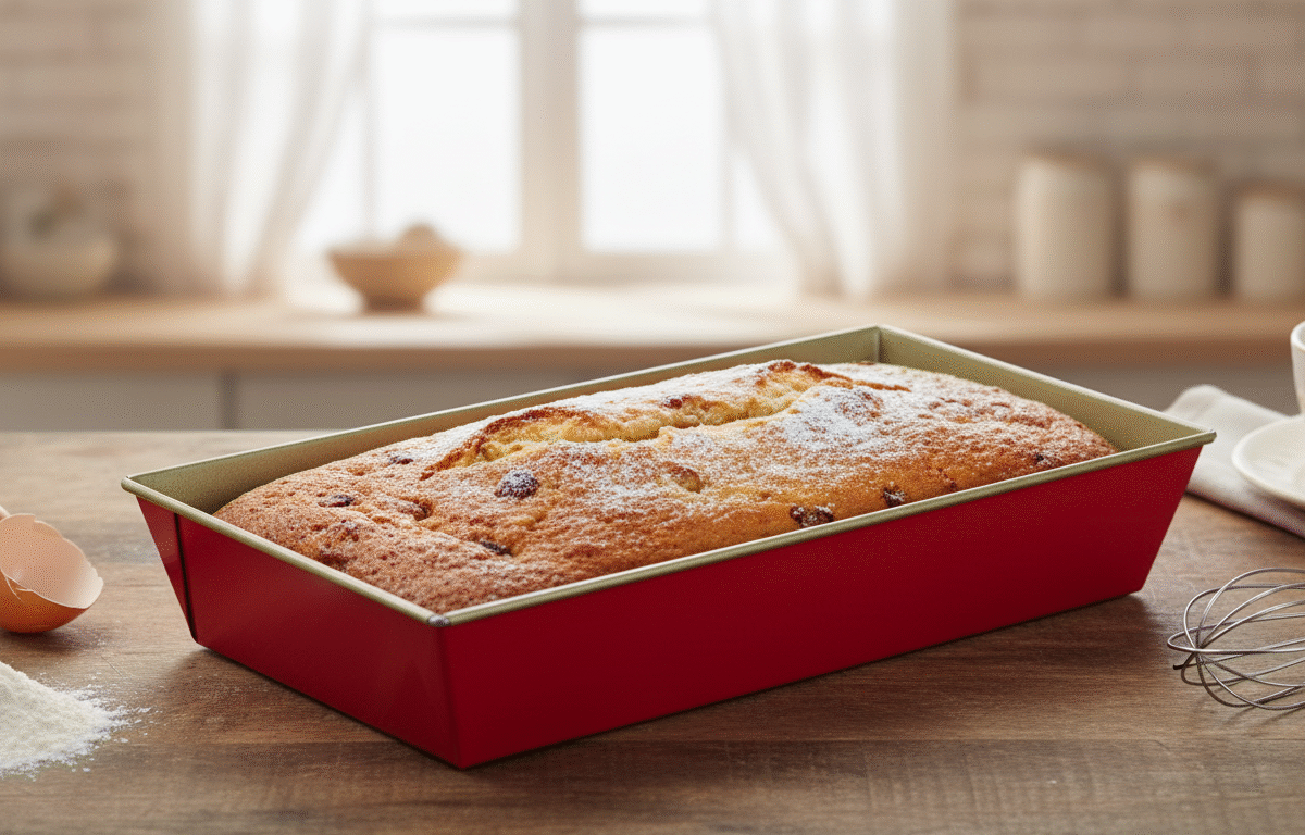 Blacha fakturowana 390x235x70 „non-stick” czerwono-złota