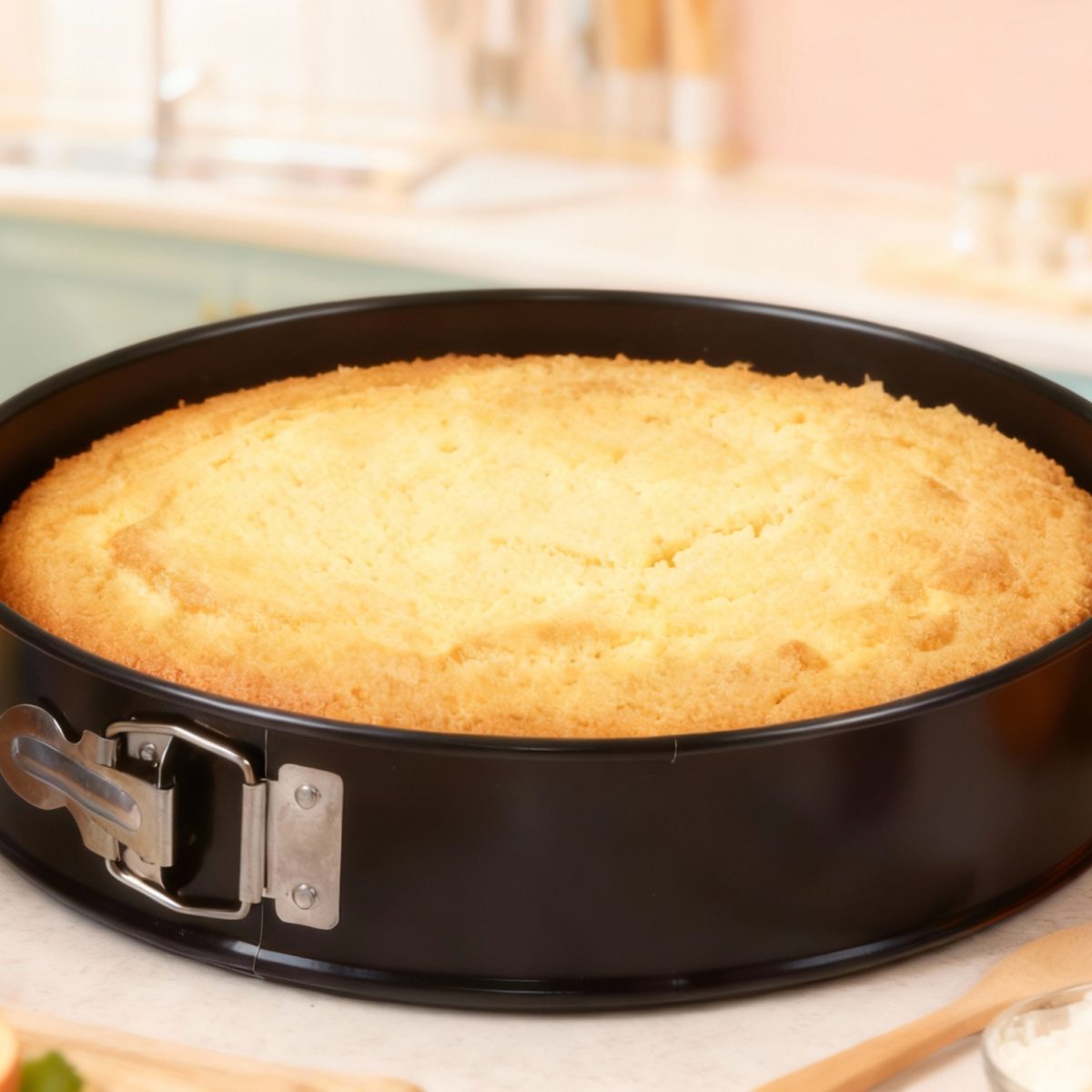 Tortownica Ø 180 mm „non-stick” dno fakturowane czarna