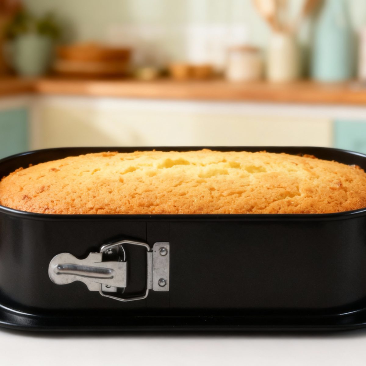 Tortownica prostokątna 340×120 mm „non-stick” czarna