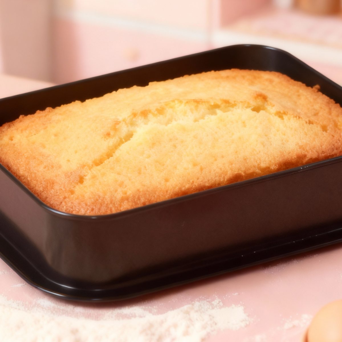 Tortownica prostokątna 340×240 mm „non-stick” czarna