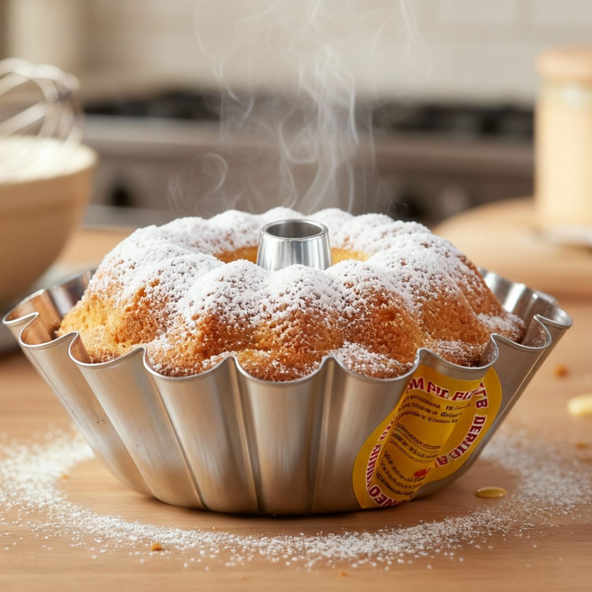 Forma do pieczenie babki i innych ciast z tuleją